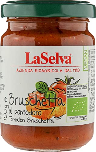 La Selva Bio Tomaten Bruschetta - Zubereitung aus Tomaten (6 x 150 gr) von LaSelva