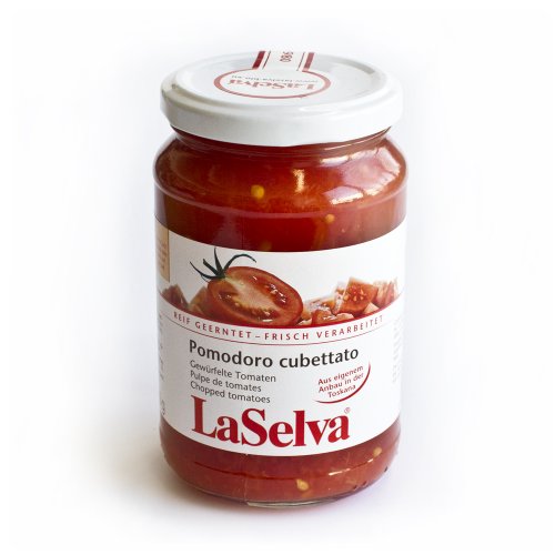 Pomodoro cubettato - Gewürfelte Tomaten 1 x 340 gr von LaSelva
