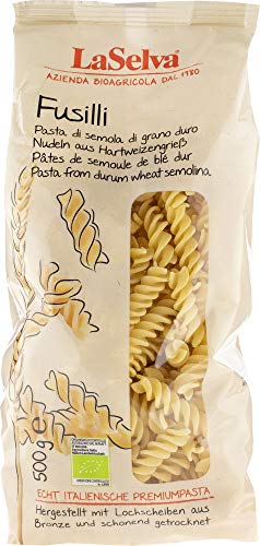 La Selva Bio Fusilli - Nudeln aus Hartweizengrieß (2 x 500 gr) von LaSelva