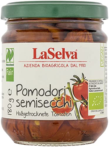 La Selva Bio Halbgetrocknete Tomaten in Olivenöl (6 x 180 gr) von LaSelva