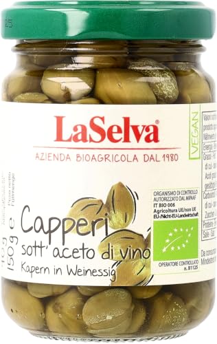 La Selva Bio Kapern in Weinessig (2 x 150 gr) von LaSelva