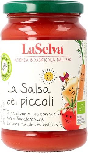 La Selva Bio Kinder Tomatensauce mit Gemüse - Salsa dei Piccoli (6 x 340 gr) von La Selva
