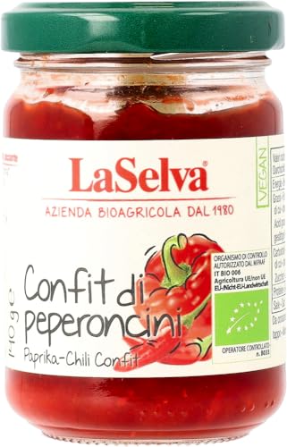 Paprika-Chili Confit - scharfe Zubereitung 2 x 140 gr von LaSelva