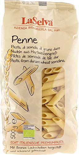 La Selva Bio Penne - Nudeln aus Hartweizengrieß (2 x 500 gr) von LaSelva