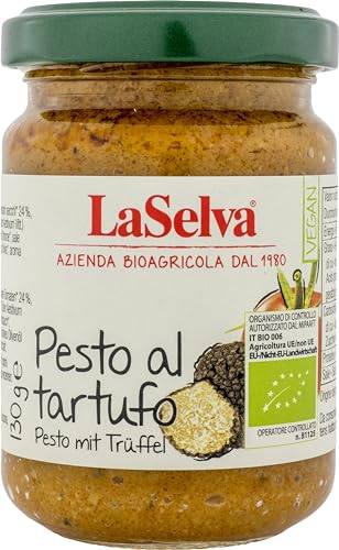 La Selva Bio Pesto al tartufo - Tomaten Würzpaste mit Trüffel (2 x 130 gr) von La Selva