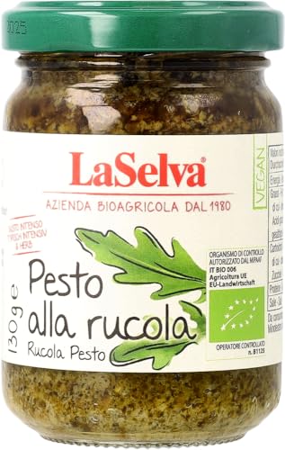 La Selva Bio Pesto alla Rucola - Rucola Würzpaste (6 x 130 gr) von La Selva