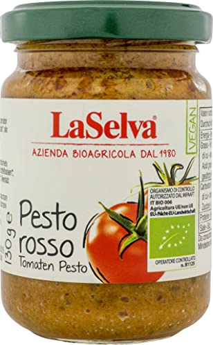 La Selva Bio Pesto rosso Tomaten Pesto - Tomaten Würzpaste (2 x 130 gr) von La Selva