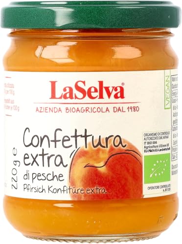 Pfirsich Konfitüre extra 6 x 220 gr von LaSelva