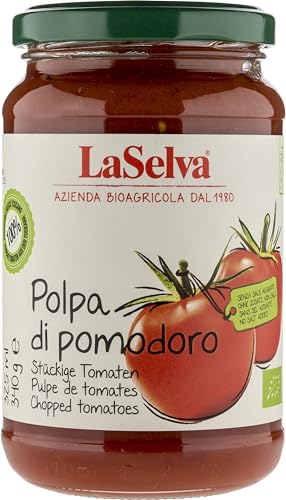 La Selva Bio Polpa di pomodoro - Stückige Tomaten (2 x 340 gr) von La Selva