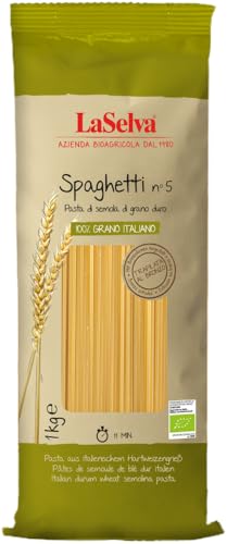 La Selva Bio Spaghetti n5 - Teigwaren aus Hartweizengrieß (2 x 1 kg) von LaSelva