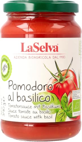 La Selva Bio Tomatensauce mit Basilikum - Pomodoro al basilico (6 x 340 gr) von LaSelva