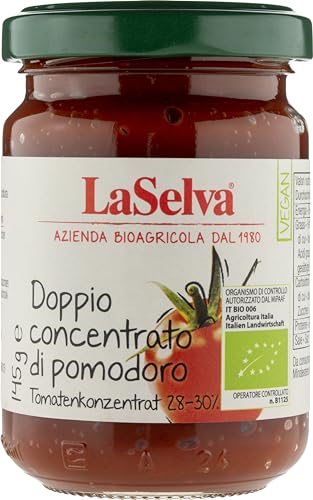 La Selva Bio Tomatenkonzentrat, doppelt konzentriert 28-30% (2 x 145 gr) von LaSelva