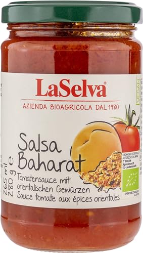 La Selva Bio Tomatensauce Baharat mit orientalischen Gewürzen (2 x 280 gr) von LaSelva