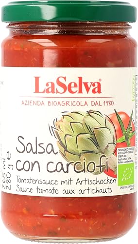 La Selva Bio Tomatensauce mit Artischocken (2 x 280 gr) von La Selva