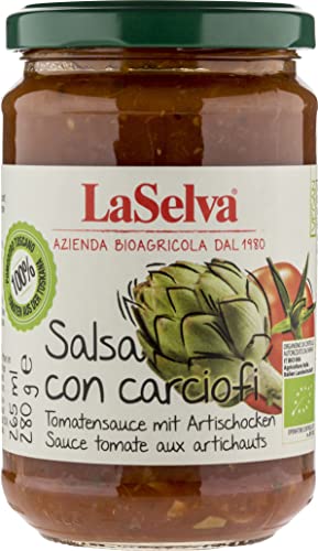 La Selva Bio Tomatensauce mit Artischocken (6 x 280 gr) von La Selva