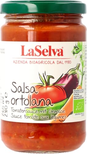 La Selva Bio Tomatensauce mit Gemüse (6 x 280 gr) von La Selva