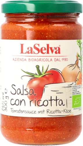 La Selva Bio Tomatensauce mit Ricotta-Käse (6 x 300 gr) von LaSelva