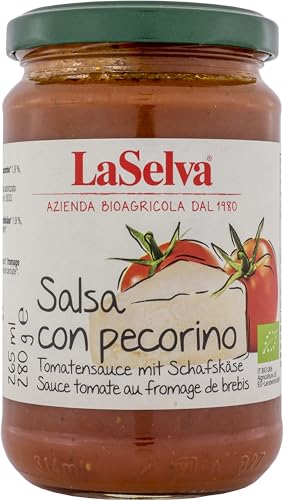 La Selva Bio Tomatensauce mit Schafskäse (6 x 280 gr) von LaSelva