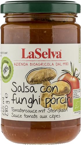 La Selva Bio Tomatensauce mit Steinpilzen (6 x 280 gr) von LaSelva
