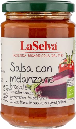 La Selva Bio Tomatensauce mit gerösteten Auberginen (6 x 280 gr) von LaSelva
