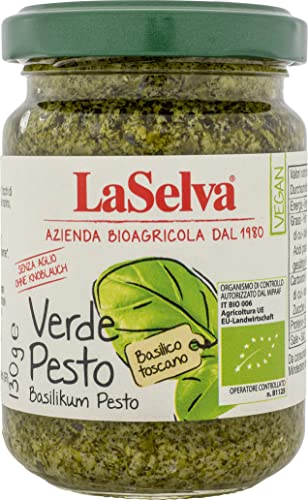 La Selva Bio Verde Pesto - Basilikum Würzpaste (6 x 130 gr) von LaSelva