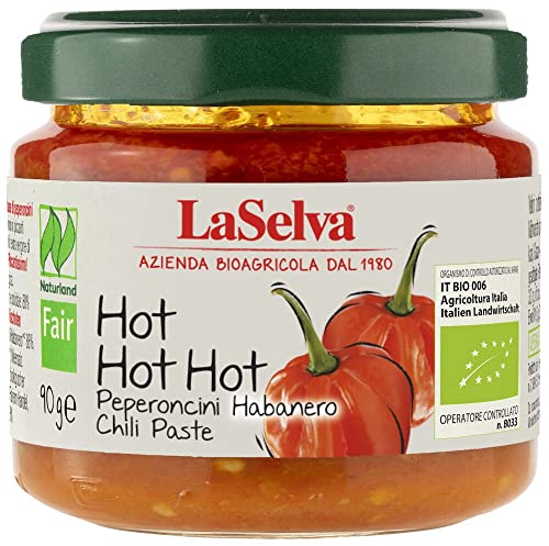 La Selva Hot Hot Hot - Würzpaste aus Chilischoten (1 x 90 gr) von LaSelva