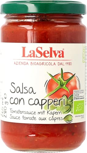 La Selva Bio Tomatensauce mit Kapern (1 x 280 gr) von LaSelva
