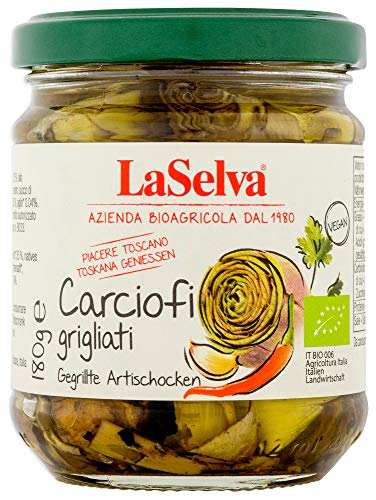 LaSelva Bio Carciofi grigliati - gegrillte Artischocken in Öl, 180 g von LaSelva