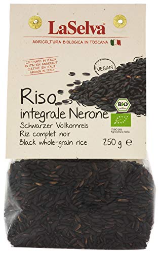 LaSelva Bio Riso integrale Nerone, schwarzer Vollkornreis, 250 g von LaSelva