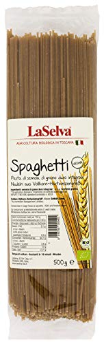 LaSelva Bio Spaghetti integrale, aus Vollkorn-Hartweizengrieß, 500 g von LaSelva