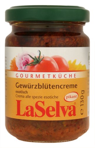 LaSelva Gewürzblütencreme Exotic 130g Bio Würz-Sauce, 6er Pack (6 x 130 g) von LaSelva