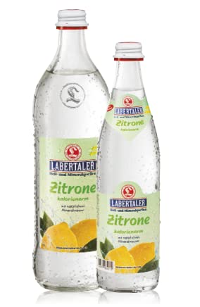 Labertaler Limonade Zitrone kalorienarm - Mehrweg - 12x0,7l mit Träger von Labertaler