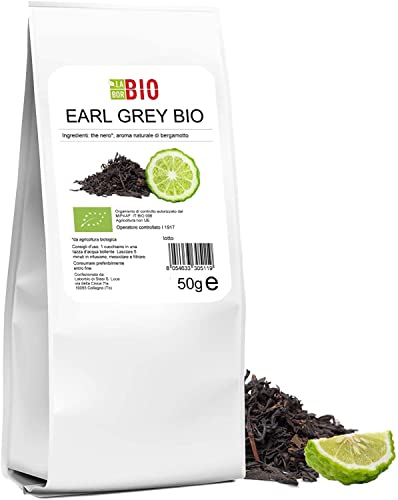 Earl Gray Tea Organic 50 g - Black tea in leaves naturally flavored with Italian Bergamot without chemical aromas - Original English breakfast tea - Laborbio Earl Gray Tea Organic 50 g - Black tea in leaves naturally flavored with Italian Bergamot without chemical aromas - Original English breakfast tea - Laborbio von Laborbio