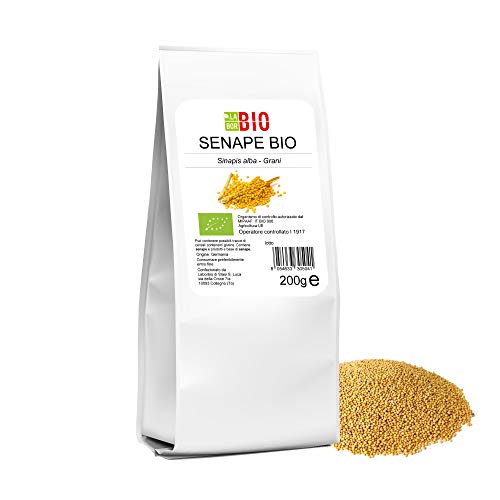 Yellow Mustard grains Organic 200 g - 100% Natural Vegan without preservatives - Mustard Sauces Condiments in the kitchen - LaborBio Yellow Mustard grains Organic 200 g - 100% Natural Vegan without preservatives - Mustard Sauces Condiments in the kitchen - LaborBio von Laborbio
