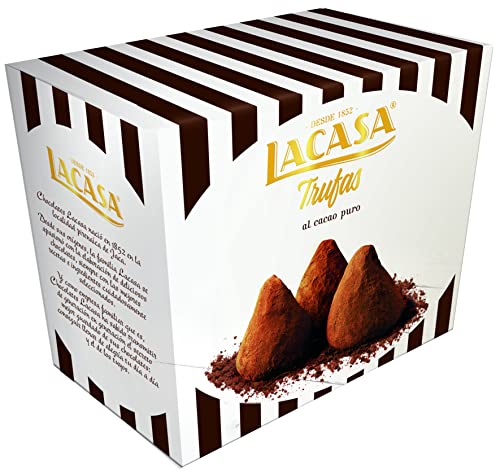 Chocolates lacasa Lacasa Pure Kakaotrüffel, Box 200 gr von Lacasa