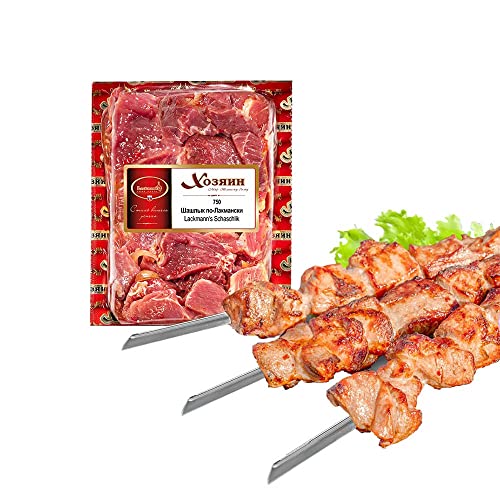 Lackmann Schaschlik aus Schweinenacken in Würzmarinade, tiefgefr. (ca.1,3 kg) von Lackmann