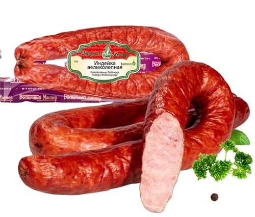 Putenkrakauer Delikatess "Indejka Welikolepnaja" ca.360g | Lackmann | Würstchen | Halbgeräucherte Putenwurst Putenkrakauer Delikatess "Indejka Welikolepnaja" ca.360g | Lackmann | Würstchen | Halbgeräucherte Putenwurst von Lackmann
