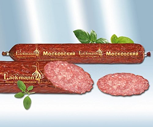 Serwelat Moskowskij Heißgegarte Salami 275g Serwelat Moskowskij Heißgegarte Salami 275g von Lackmann