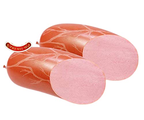 Wurst Ljubitelskaja k Sawtraku Brühwürstchenspezialität mit Speckeinlage 475g von Lackmann