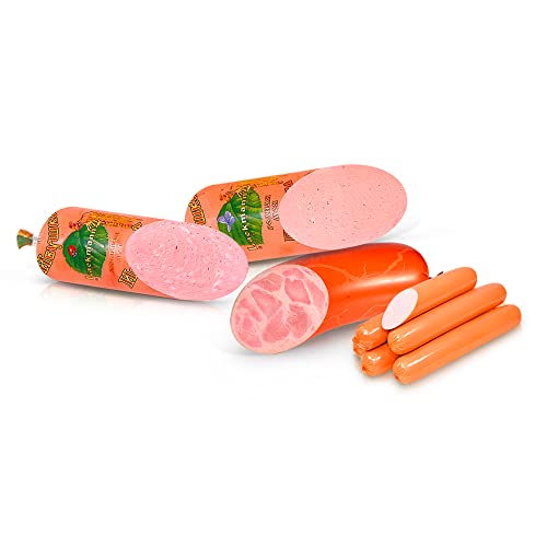 Wurstpaket Probier-Set Lackmann Russische Spezialitäten 4 Sorten Колбаса Wurst Würstchen 2,1 KG von Lackmann