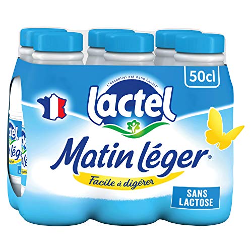 Lait Lactel Matin Léger demi-écrémé 50cl (pack d von Lactel