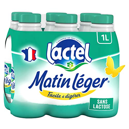 Lait Lactel Matin Léger écrémé 1L (pack de 6) von Lactel