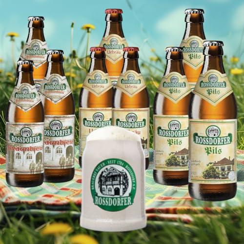 Roßdorfer Bierpaket 9er inkl. Bierkrug von Lädla Juice