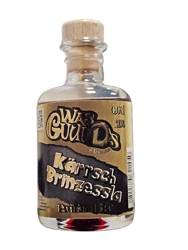 Was Guuds Premium Likör Set, 4x50ml, Kirschlikör, Käsekuchen, Pina Colada und Himbeer, Geschenkset von Lädla Juice