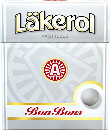 Läkerol BonBons - Lakerol BonBons - Original Schwedisch Zucker Pfefferminze Pastillen Box 25g x 4 stck von LÄKEROL