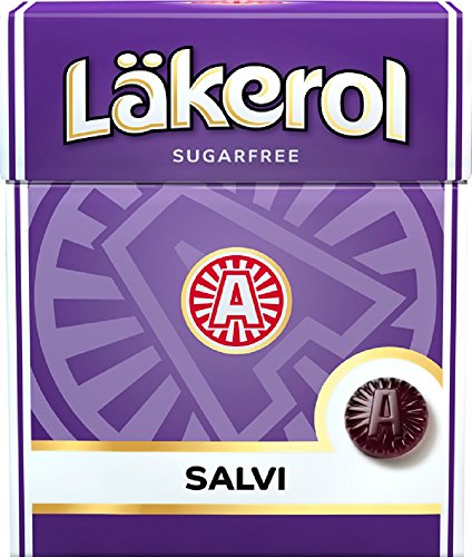 Läkerol Salvi - Lakerol - Original Schwedisch Salmiak Salz Lakritze Süßholzwurzel Zuckerfreier Stevia Pastillen Box 25g von Läkerol Pastillen