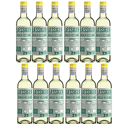 Laessiger Grüner Veltliner Weißwein Wein trocken Österreich (12 Flaschen) von Laessiger
