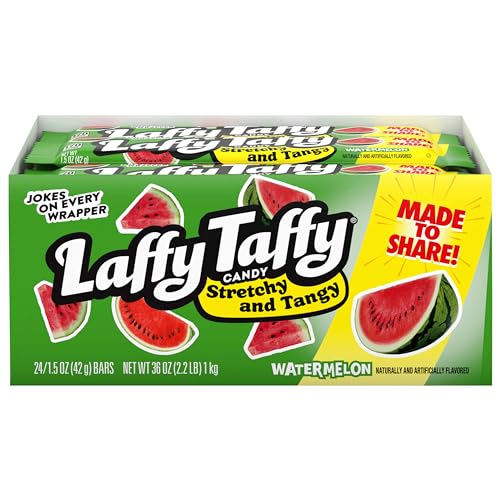 Laffy Taffy Stretchy and Tangy Watermelon Candy, 1.5 Ounce (Pack of 24) von Nestlé