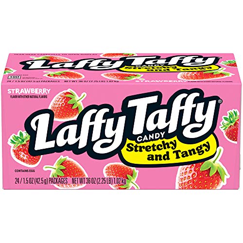Wonka Laffy Taffy Strawberry 1.5oz (42.5g) - 24pack von Laffy Taffy