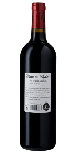 Lafitte Château, Côtes de Bordeaux AOC - Trockener Rotwein aus Frankreich (1 x 0,75 l) von Lafitte